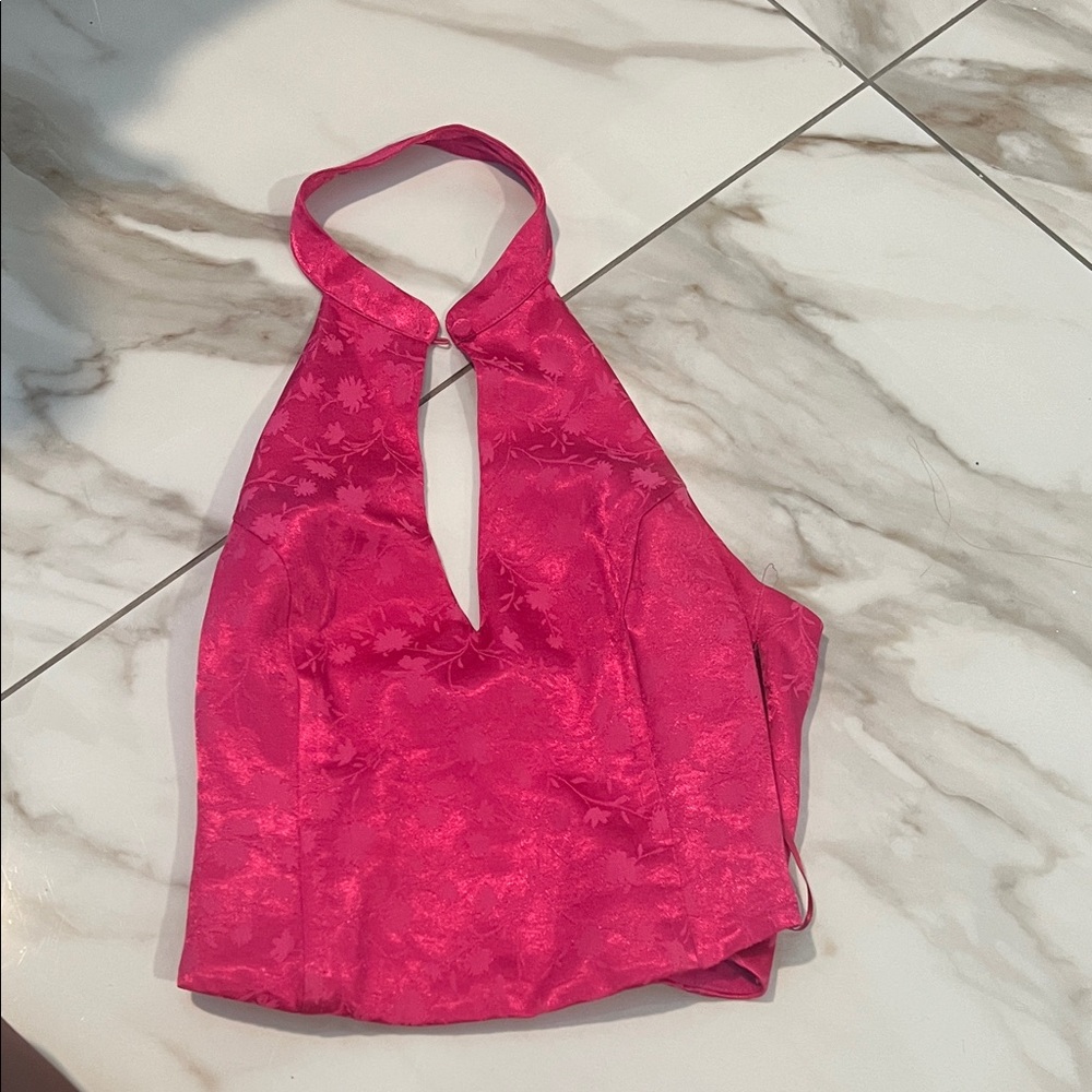 Zara Pink Floral Shoulder Bag
